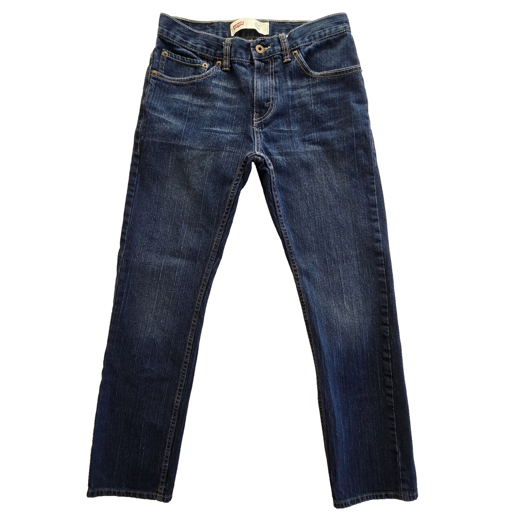 Levis 511 Slim Jeans Boys Size 18 Dark Wash Stretch Denim Casual Classic 29x29